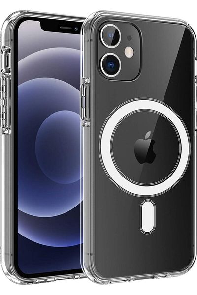 AWH جراب شفاف مغناطيسي من HVDI لهاتف iPhone 11 Pro - متوافق مع MagSafe، مقاوم للصدمات، مضاد للأصفر (5.8 بوصة)