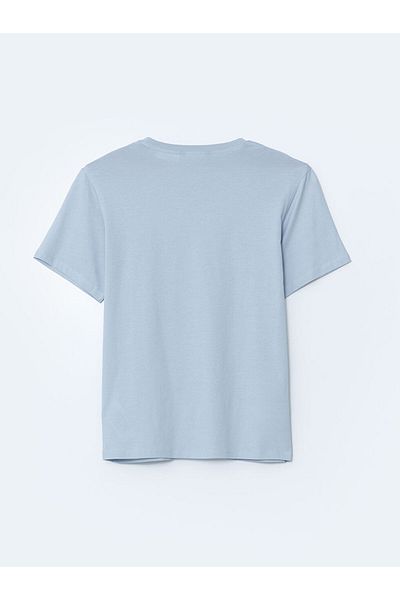 LC Waikiki Tricou pentru bărbați din bumbac pieptănat imprimat cu gât crew de sezon nou - S5KU07Z8