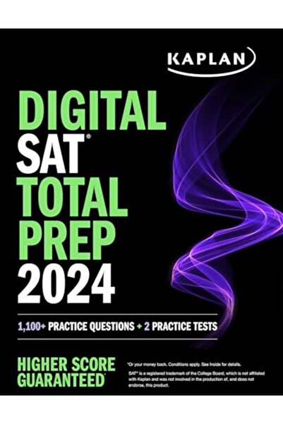 Kaplan Publishing اختبار Digital SAT Total Prep 2024 مع اختبارين تدريبيين كام...