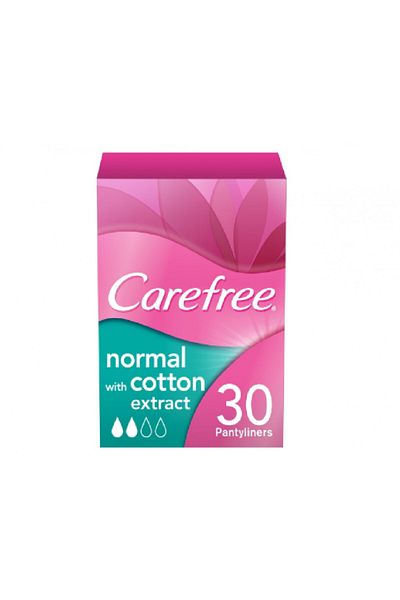 Carefree PANTYLINER COTTON UNSCENTED 30PCS (3965)