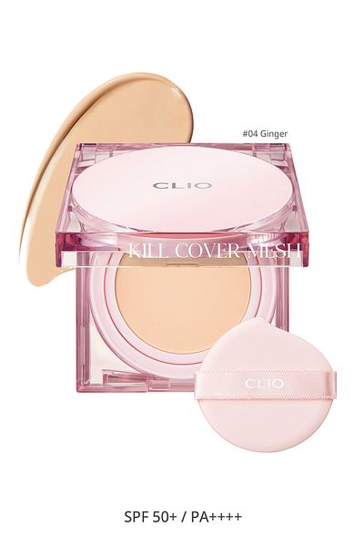 CLIO Clio Kill Cover Mesh Glow Cushion - Intense Moisture, Radiance, Refill Spf50+Pa++++ (4 Ginger)