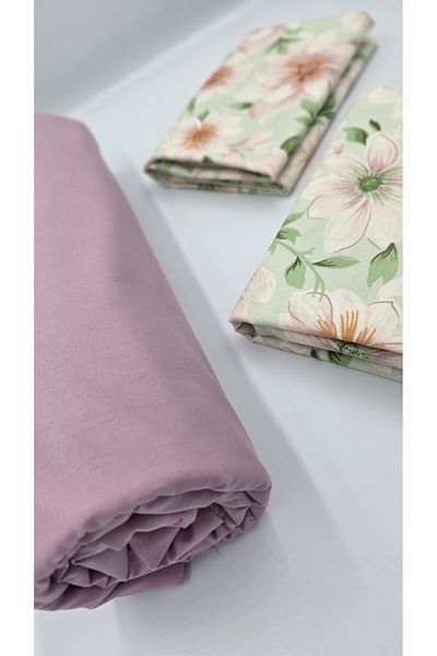 pınarhome collectıon New Season - 100% Organic Cotton, Soft Sand and Elastic Crossbody+Pillow Cover Corner Depth 28-30 cm