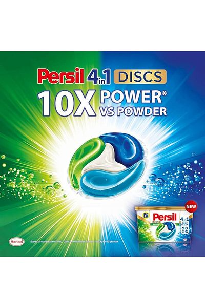 Persil 4in1 Discs - Universal (275g, 11 Discs), Pre-Dosed Detergent, Stain Removal & Freshness