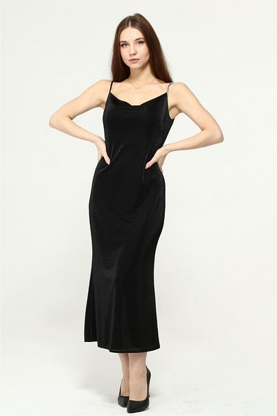 Asees Degaje Collar Stone Detailed Strappy Evening Dress