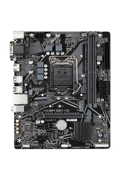 Gigabyte ماب انتل H410 1200 DDR4 2666 ميجا هرتز DVI-D
