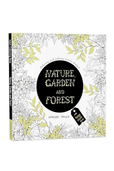 Wonder House Books Nature Garden And Forest Colouring Books For Adults With T...