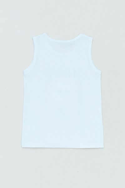 Fulla Moda Tricou pentru fetiță, 100% bumbac, cu imprimeu text și pisici, cu bretele groase