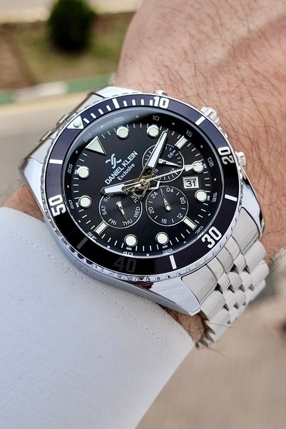 Daniel Klein Kadranı Siyah Kordonu Gri Renk Ayarlanabilir Kordonlu 45 Mm Erke...