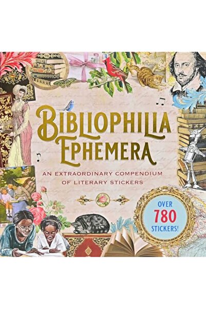 Peter Pauper Press Bibliophilia Ephemera Sticker Book