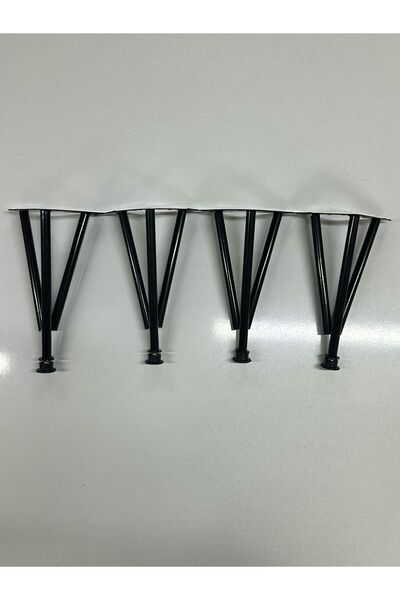 GZZ Metal Masa Ayakları baza koltuk ünite ayakları 4 Adet yükseklik  20 cm