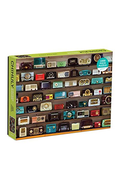 Galison Chihuly Vintage Radios 1000 Piece Puzzle