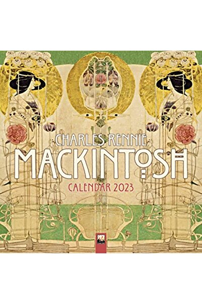 Flame Tree Publishing تقويم حائط تشارلز ريني ماكنتوش 2023