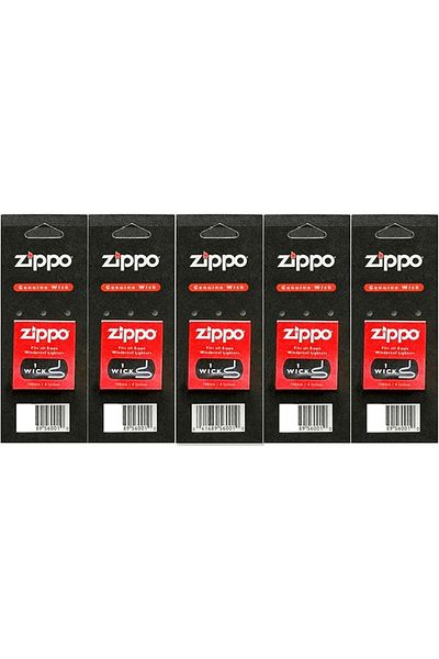 Zippo (5) Replacement Wicks, Carded
