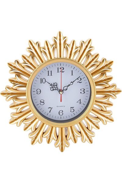AKDC Wall Clock L(27Cm) Xw(4Cm) Xh(28Cm) Golden