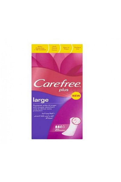 Carefree Carefree Plus Large 20 Pantyliners Light Scent(039559)