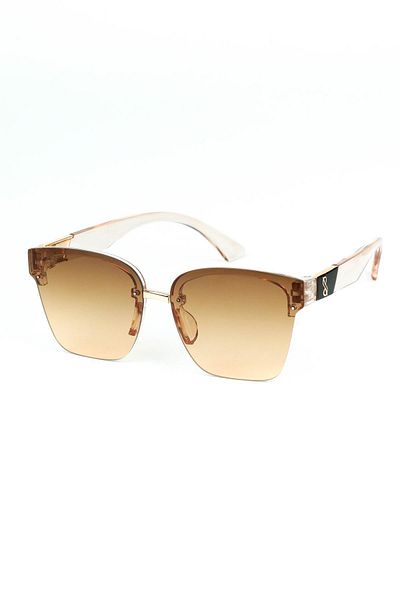 Di Caprio Women's Powder Uv400 Protected Rectangular Model Sunglasses