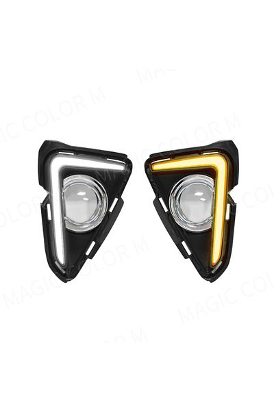 Choice For Toyota RAV4 For Toyota RAV4 2016 2017 2018 DRL Daytime Running Lights Turn Signal Fog Lamp Bezel