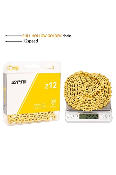 ZTTO سلسلة دراجة هوائية 12s gold SLR 10 11 12 سرعات، 10s 11s 12s SLR، مجوفة ب...