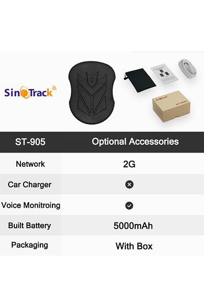 Choice St-905 With Box Sinotrack Waterproof Gps Tracker St-905 Vehicle Track Locator Magnet Long Standby 50