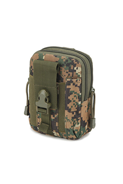 Choice Jungle digital Molle Pouch Belt Waist Pack Men Small Pocket Survival Tool Bag for Running Travel Cam