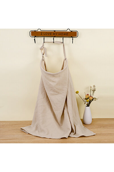 Choice غطاء رضاعة للأطفال قابل للتنفس بلون الكاكي، غطاء الرضاعة الطبيعية للأمهات، بطانية تغذية للأطفال من قماش الشاش القطني