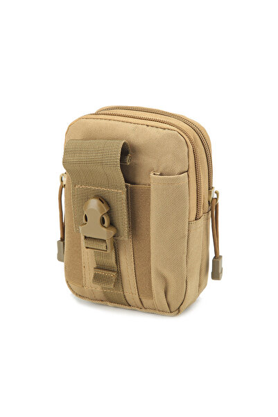 Choice Khaki Molle Pouch Belt Waist Pack Men Small Pocket Survival Tool Bag for Running Travel Camping Hunt