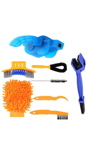 Choice1 Blue Portable Chain Cleaner MTB Cycling Cleaning Kit Bicycle Scrubber...
