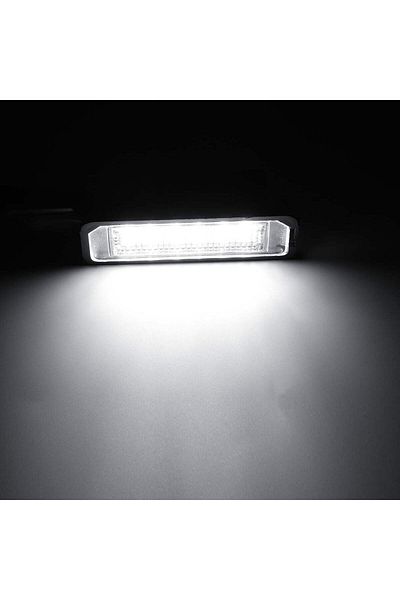 Choice 2 قطعة أضواء لوحة ترخيص السيارة LED مصابيح ضوء لوحة ترخيص رقم السيارة لـ Vw Golf 4 6 Polo 9n Passat B6 B7 B8 B9 CC