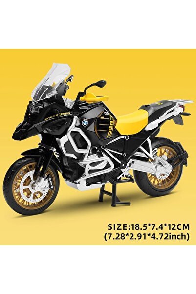 Choice1 YELLOW CCA R1250 GS. 1:12 Alloy Die-cast Car Motorcycle Model, Toy Gi...