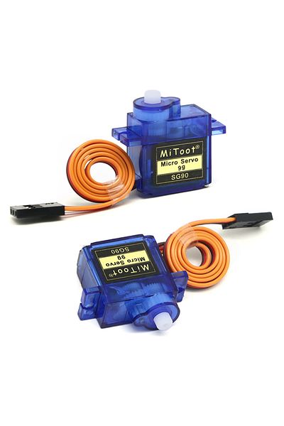 U-Angel-1988 2pcs Mitoot Rc Mini Micro 9g 1.6KG Servo SG90 for RC 250 450 Helicopter Airplane Car Boat For Ard...
