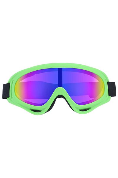 Choice Green Ski Goggle Skiing Goggles Cycling Motorcycle Windproof Goggles  Anti-fog UV400 Snowboard Snow