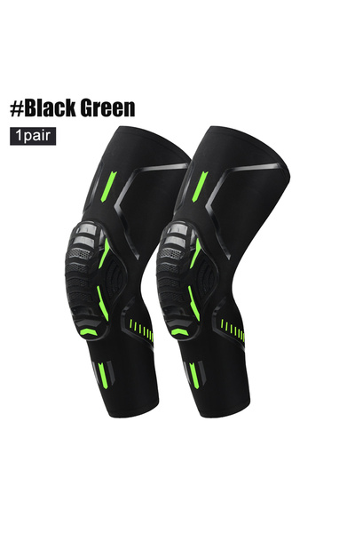 Choice زوج واحد من وسادات دعم الركبة المقاومة للصدمات الرياضية باللون الأسود ...