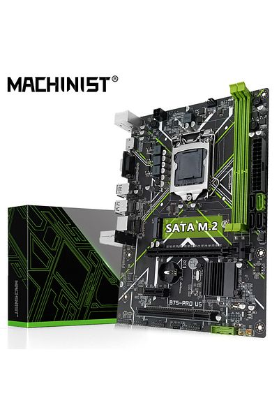 Choice اللوحات الأم MACHINIST B75 LGA 1155 مع واجهة NGFF M.2 HDMI VGA تدعم Intel i3/i5
