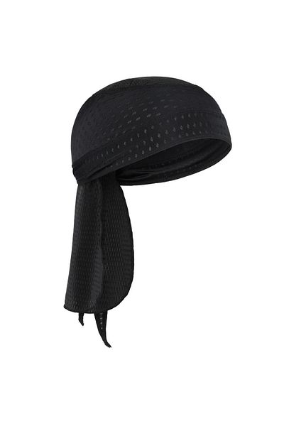 Choice 27- Black Summer Quick-Dry Cycling Pirate Hat Road Bicycle Running Cap Sport Bike Beanie Riding Base
