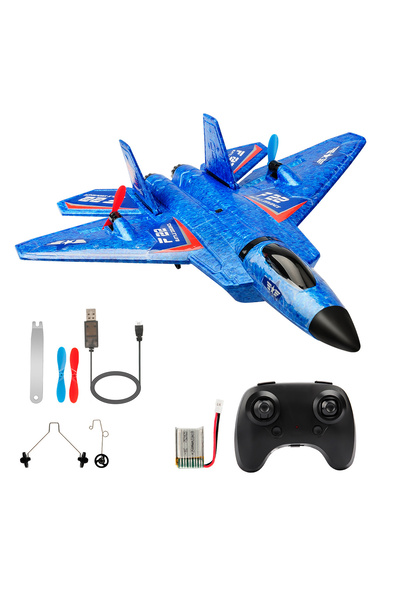 Choice N F22 Blue RC Plane SU-27 Aircraft Remote Control Helicopter 2.4G Airp...