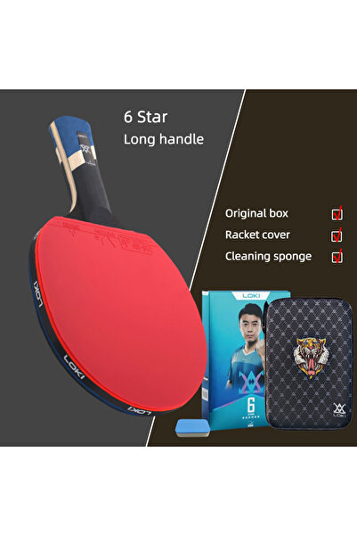 Choice مجموعة E6 FL من مضارب تنس الطاولة الاحترافية LOKI 9 Star 5+2 المصنوعة ...