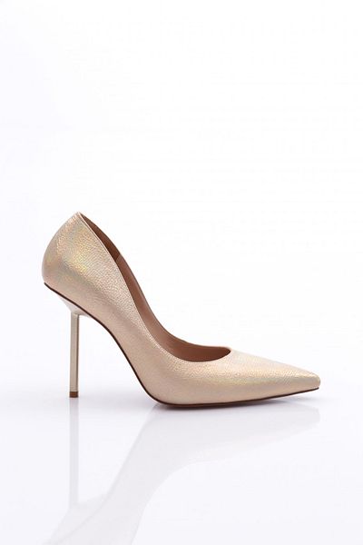 DGN 4550 Model Gold Toro Women's Heeled Shoes