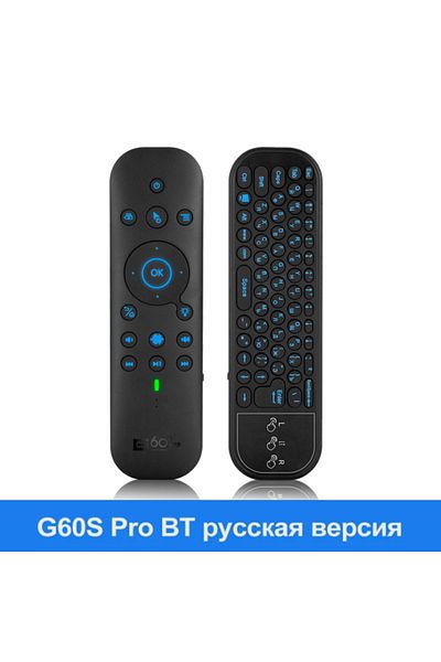 SkyBeats Russian With Battery New G60s Pro Bt Wireless Voice Remote Control 2.4g Bt5.0 Dual Mode Air Mouse Ir