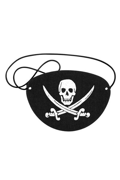 Skygo Vinlex Leather Pirate - Eye Patch and Eye Mask, Elastic Design