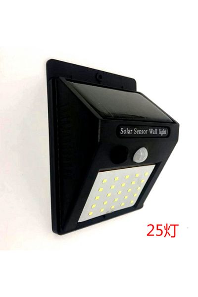 ZHIYU 3pcs Package C New Led Sensor Solar Wall Lamp 40 Lamp Beads Outdoor Waterproof Garden Courtyard Deco