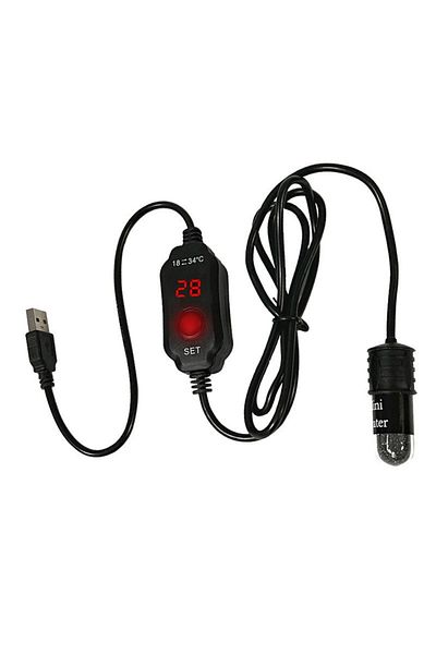 Choice AA501-1 Mini Aquarium heating rod Fish Tank Aquarium Heater Submersible Thermostat Heater 18-34°C Ad