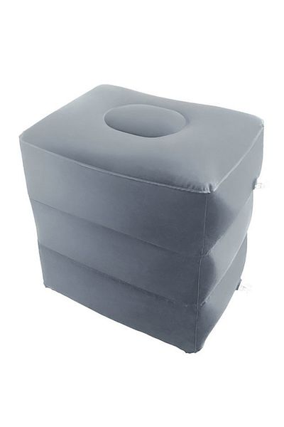 Choice Gray PVC Kids Flight Sleeping Footrest Pillow Resting Pillow On Airplane Car Bus Pillow Inflatable T