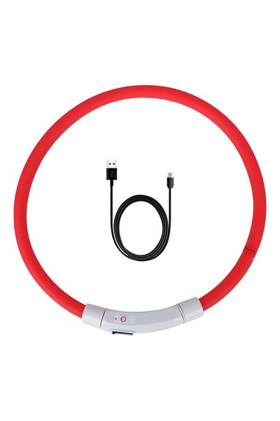 Choice Red Night Safety Flashing Glow Collar Night Luminous Charge Collar Led Usb Dog Collar Pet Accessori
