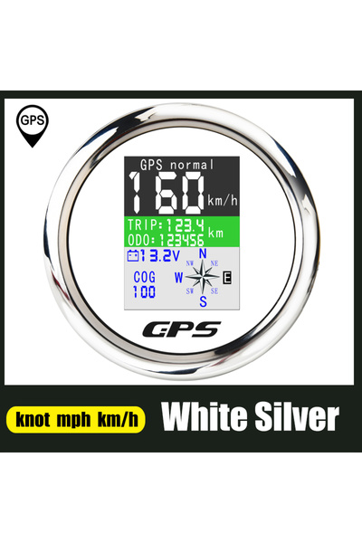 choice2 WS 85mm GPS Speedometer With GPS Antenna For Boat Car Motor Yacht TFT...