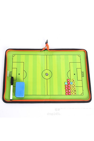 Choice 1 set Coach Tactical Board Magnetic Zipper Football Tactical Board Coach Tactical Board Foldable Str