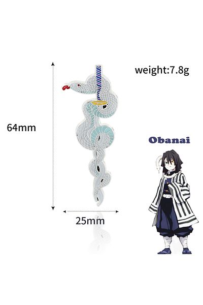 Choice X00276-01 Anime Demon Slayer Brooch Enamel Kimetsu No Yaiba Sword Pins Weapon Badge Fans Cosplay Sou
