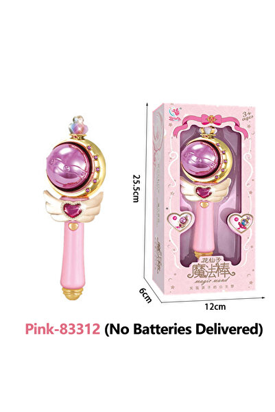 Choice 83312 زهور الجنية المتوهجة تأثيرات صوتية نجوم عصا سحرية للأطفال زي الأ...