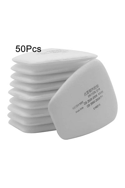 Choice Red 5n11 Particulate Filter Cottons Respirator Filter Cotton Replacement, For Gas Respirator 6000 61