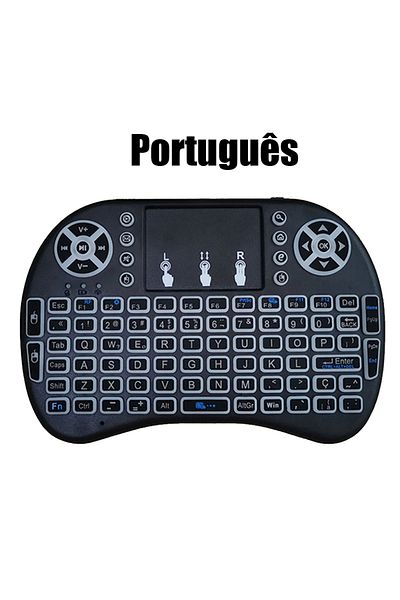 Choice Lithium Version Portuguese 2.4G Air Mouse with Touchpad Keyboard i8 Arabic French Spanish Russian Ba