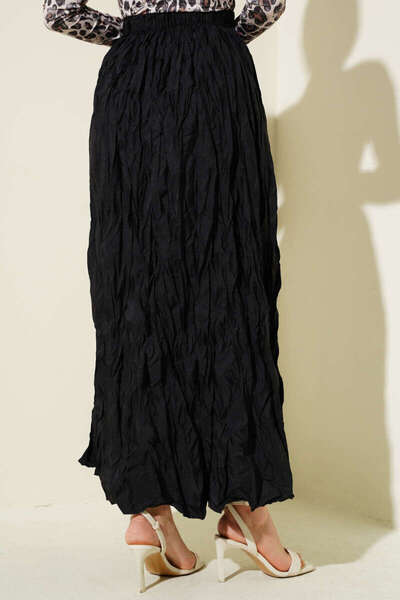 VOLT CLOTHİNG Kırışık Pileli Etek